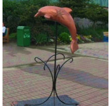 Doug Arnholter dolphin mosaic art