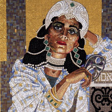 Lilian Broca mosaic art