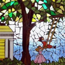 Marlene Coleman stained glass mosaic art