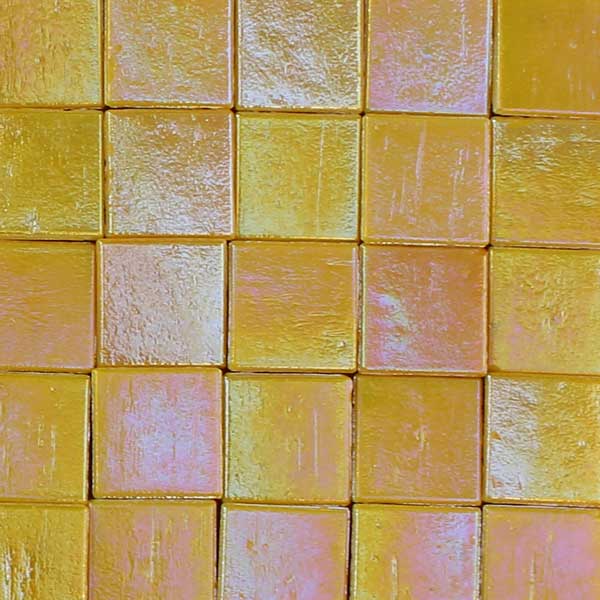 Cad Yellow Deep Ye Fx Iridescent Glass Mosaic Tile Mosaic Art Supply