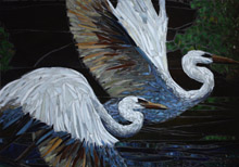 Chris Heisinger stained glass mosaic fine art