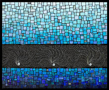 Jacqueline Iskander abstract mosaic art
