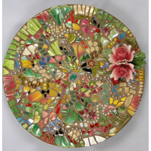 Melissa Miller pique assiette mosaic art