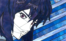 Natalija Moss stained glass anime mosaic art