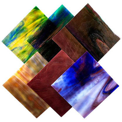 Dichroic Stained Glass Sheets