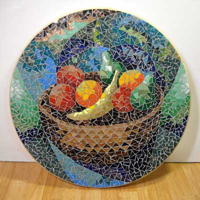 Fruit Bowl mosaic art