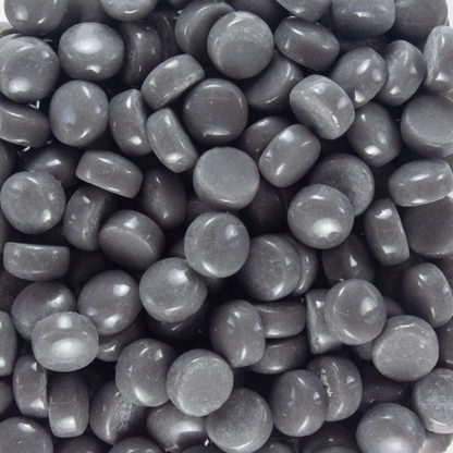 Gray-12C07R Glass Penny Rounds