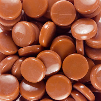 Tan-Brown-20C32R Glass Penny Rounds