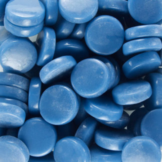 Cyan-Blue-Tint-1-20C81R Glass Penny Rounds