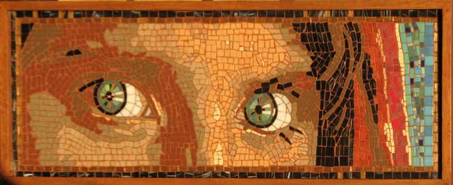 Afghan Girl Mosaic