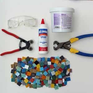 Mosaic Art Starter Kit with Compound Nipper