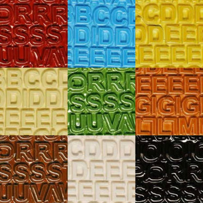 Ceramic Letter Tiles