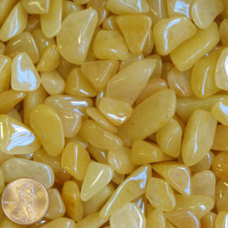 Yellow Quartz polished gemstones