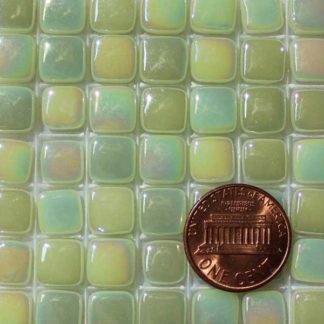 Spring-Pea-Green-Tint-2-E001IRI Glass Mosaic Tiles