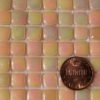 Salmon-Tint-1-E102IRI Glass Mosaic Tiles