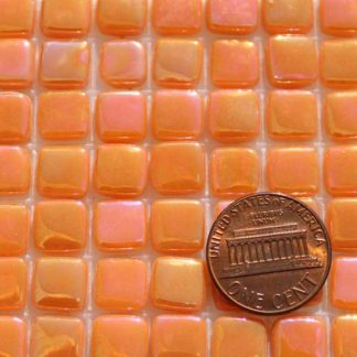 Cad-Orange-Yellow-E104IRI Glass Mosaic Tiles