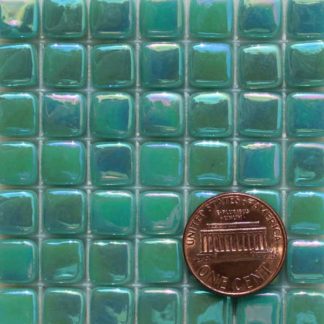Teal-Tint-2-E014IRI Glass Mosaic Tiles