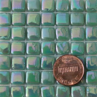 Teal-Tint-1-E015IRI Glass Mosaic Tiles