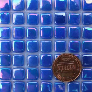 Primary-Blue-E069IRI Glass Mosaic Tiles