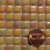 Cream-Deep-3-E093IRI Glass Mosaic Tiles