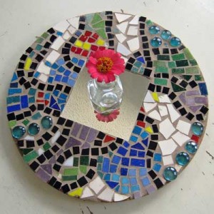 Mosaic Mirror by Sandra Schwartz