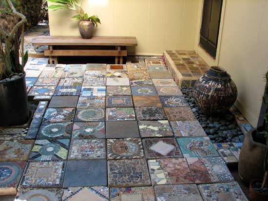 Displaying Mosaics Mosaic Art Supply, Mosaic Outdoor Tiles