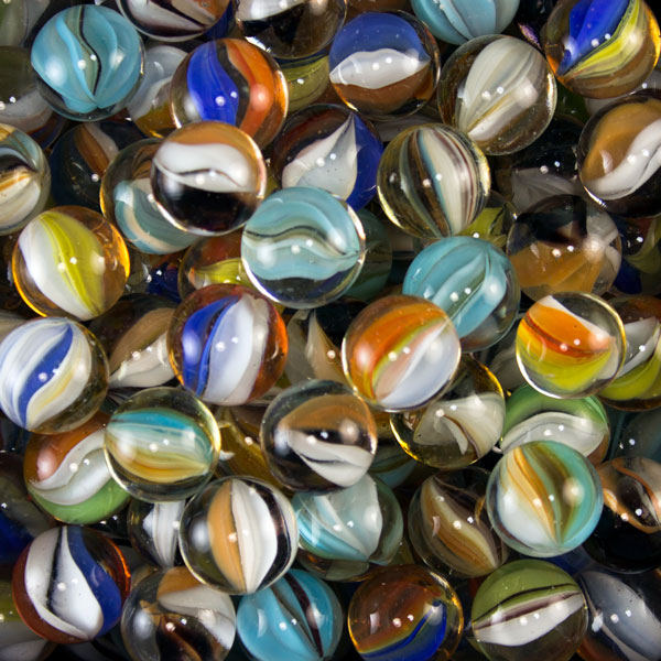 Toy Glass Marbles ~5/8-Inch