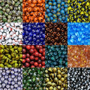 Toy Glass Marbles 5/8-Inch nominal