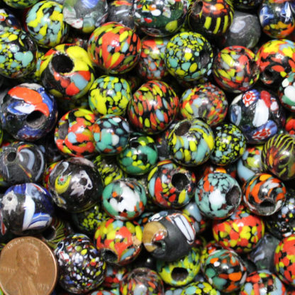 Round Murano Glass Beads