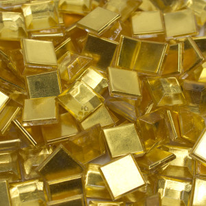Gold Mosaic Glass 10mm Smooth