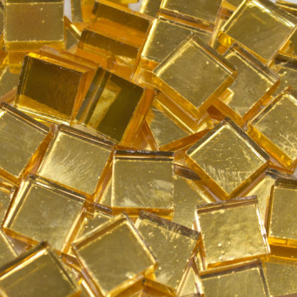 Imitation Gold Mosaic Glass 10mm Smooth