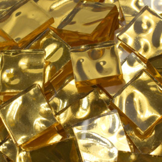 Imitation Gold Mosaic Glass 20mm Wavy