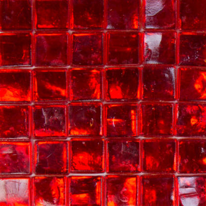 Colored Mirror Tile Primary Red