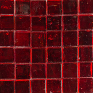 Colored Mirror Tile Red Deep