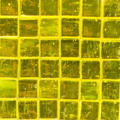Colored Mirror Tile Yellow Light
