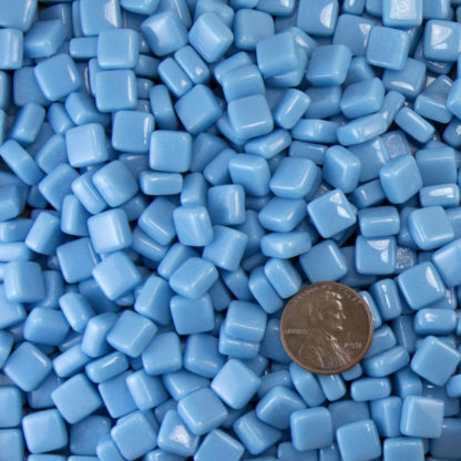 Cyan Blue Tint-2 8mm Glass Mosaic Tile