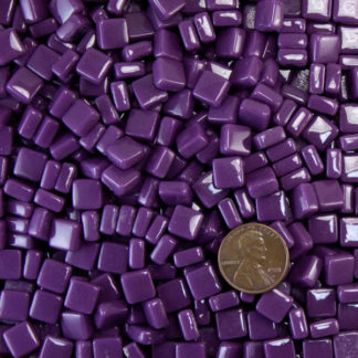 Lavender Deep 8mm Glass Mosaic Tile