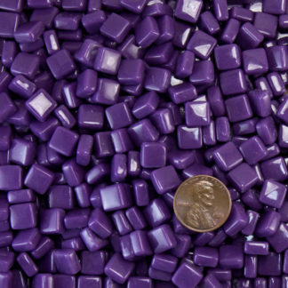 Purple 8mm Glass Mosaic Tile