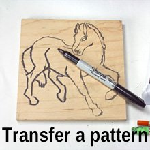 Transfer a mosaic pattern