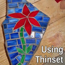 Using Thinset in Mosaic