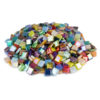 12mm IRIDESCENT Assortment Morjo™ Glass Tile 1-lb LOOSE - Image 2