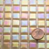 glass mosaic tile faded caramel cream IRID12b024
