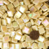 glass mosaic tile golden cream IRID12b036