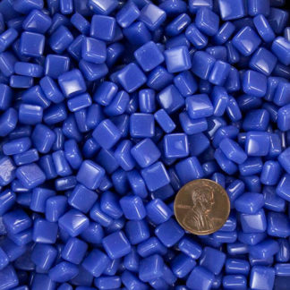 Ultramarine Blue 8mm Glass Mosaic Tile