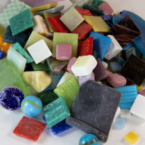 Mosaic Art Supply Salvage, Broken, and Reworked Assortment