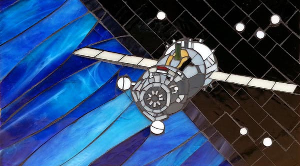 Soyuz Space Capsule Mosaic Art