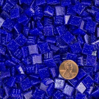Deep Ultramarine 3/8" (10mm) Vitreous Glass Mosaic Tile