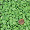 Green Tint-3 3/8" (10mm) Vitreous Glass Mosaic Tile Morjo
