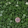 Deep Green 3/8" (10mm) Vitreous Glass Mosaic Tile Morjo