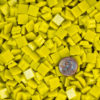 Grainy Yellow 3/8" (10mm) Vitreous Glass Tile